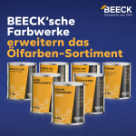 BEECK’sche Farbwerke erweitern das Ölfarben-Sortiment